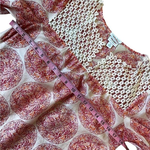 CALYPSO ST. BARTH Silk Crochet  Tunic - Picture 8 of 10